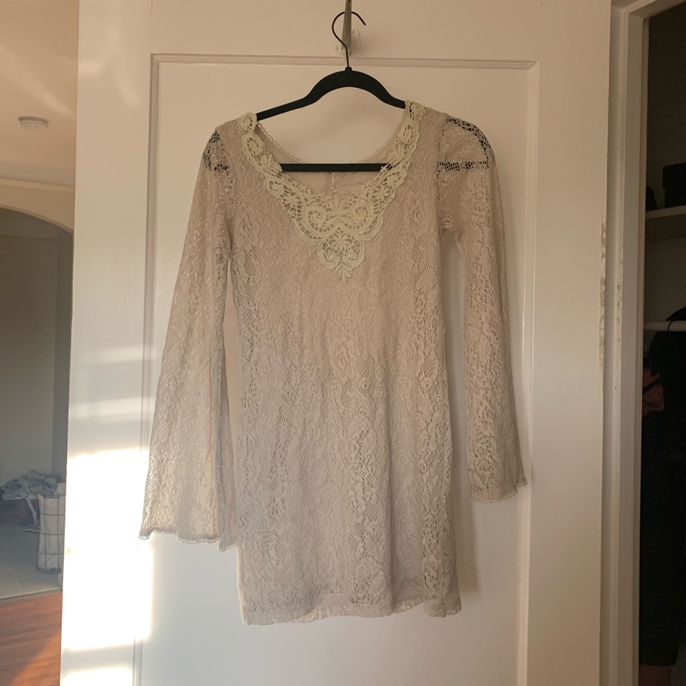 Free people crochet dress
